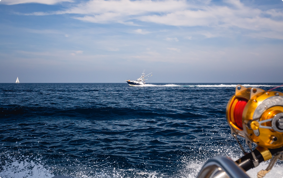 Deep water. Open horizon.